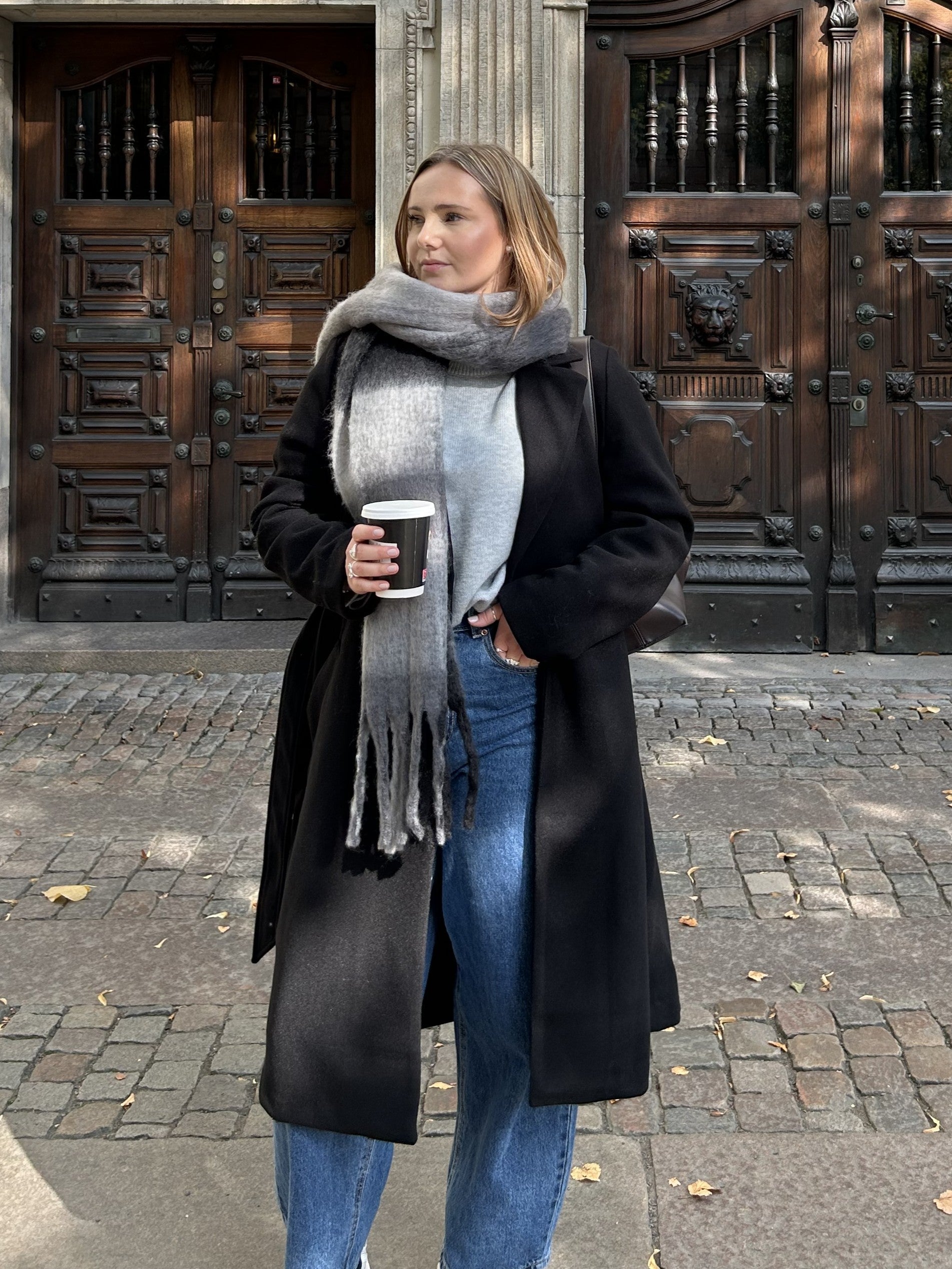 VMFORTUNEAYA Coat - Black